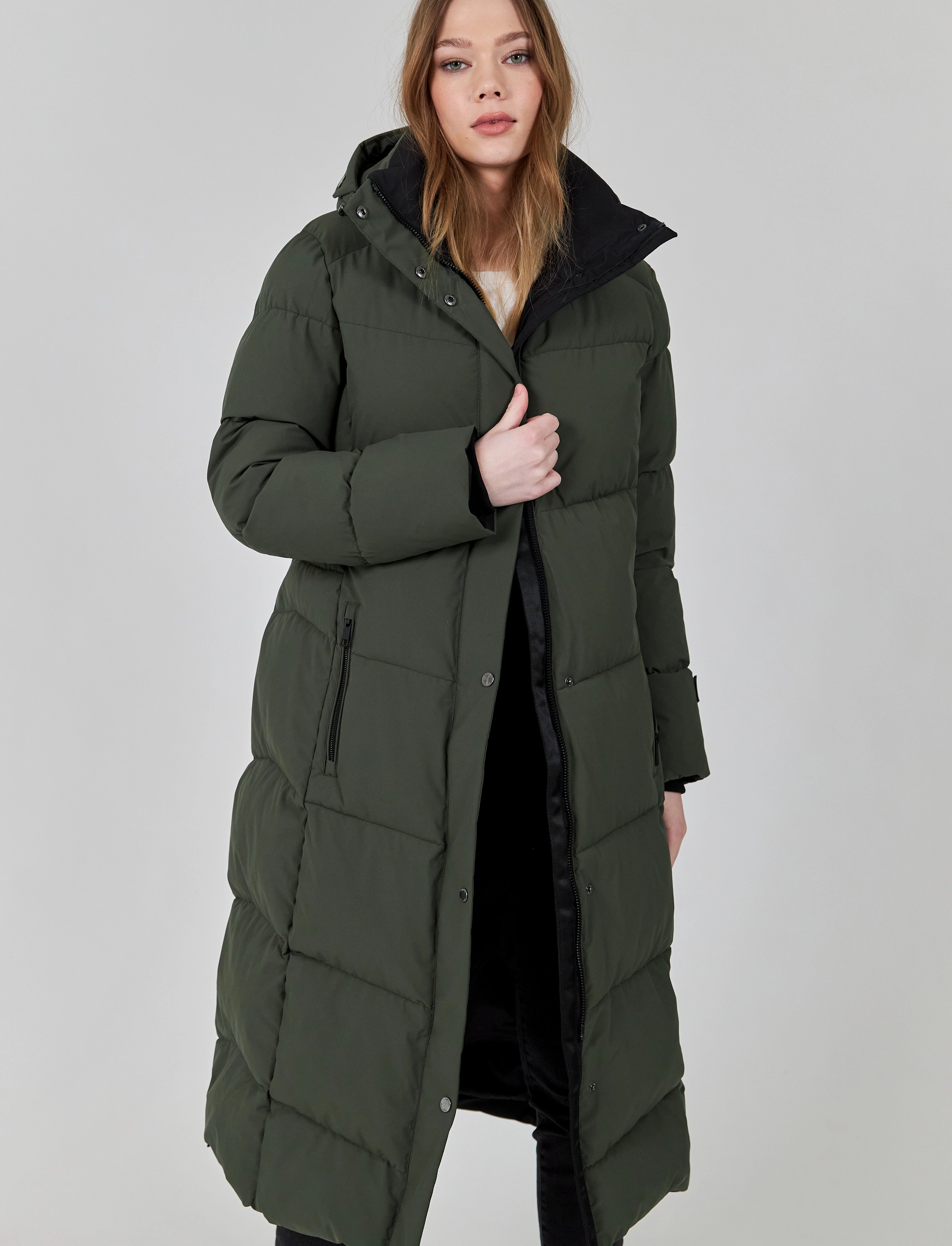 Jofama - Adina Long Jacket - thyme - 2