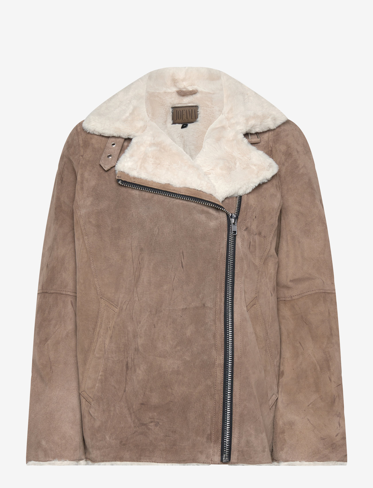 Jofama - Pamela Shearling Jacket - overtøj - tobacco - 1
