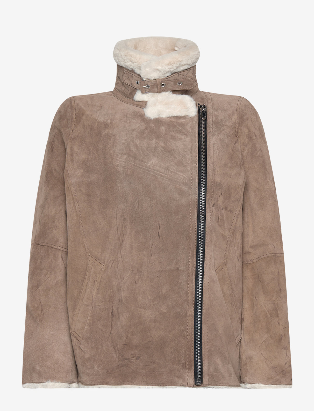 Jofama - Pamela Shearling Jacket - overtøj - tobacco - 3