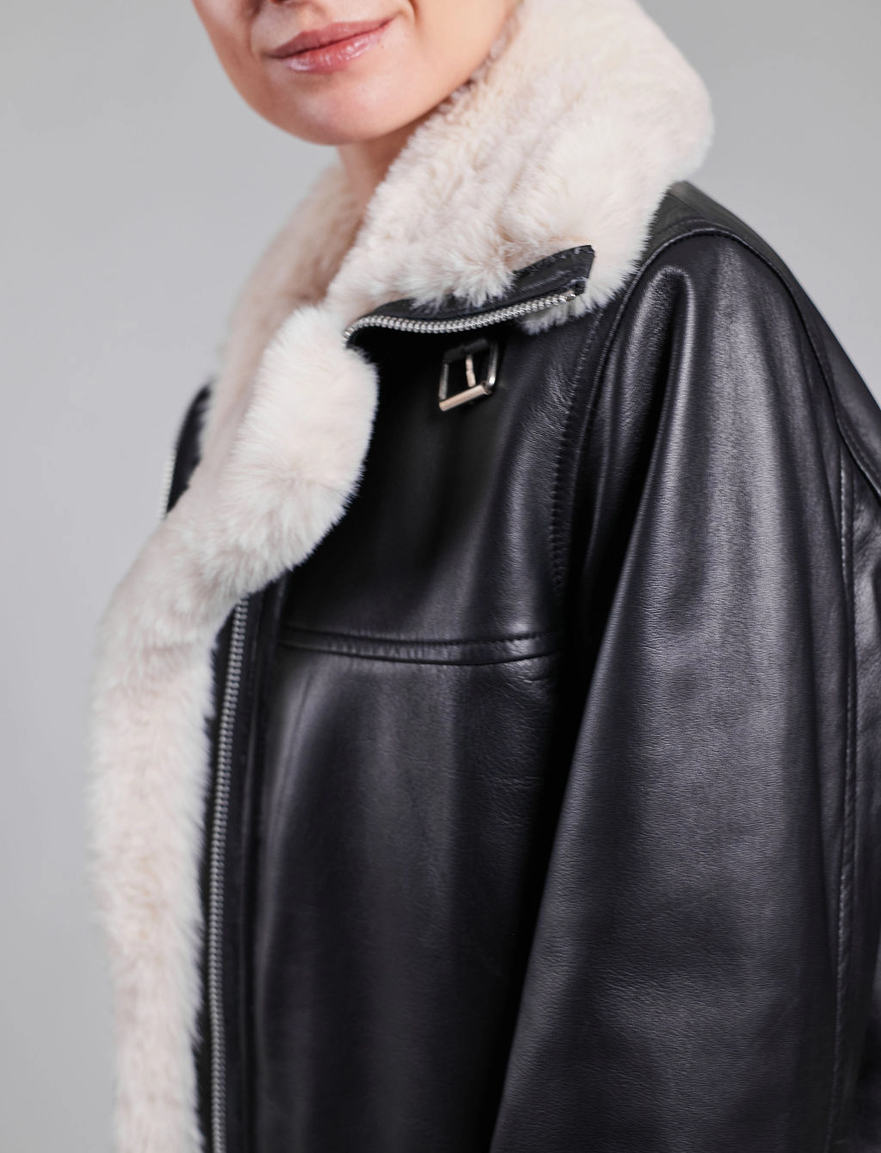 JOFAMA Debbie Shearling Jacket skinnjackor dam – bild 5