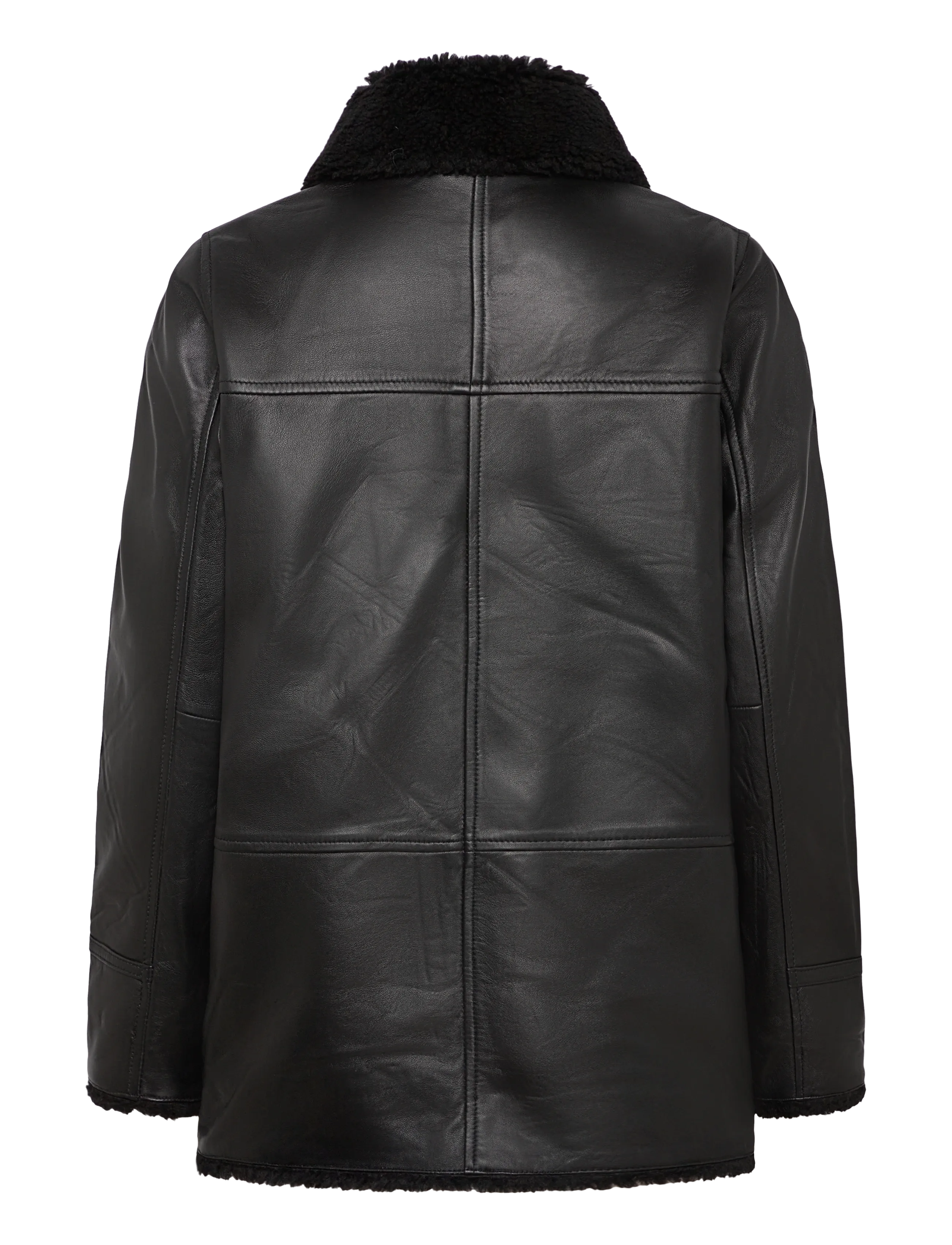 Jofama - Debbie Shearling Jacket - ytterkläder - black/black - 1