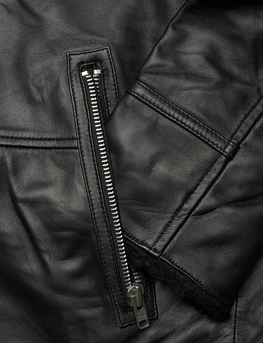 Jofama - Debbie Shearling Jacket - vestes de printemps - black/black - 3