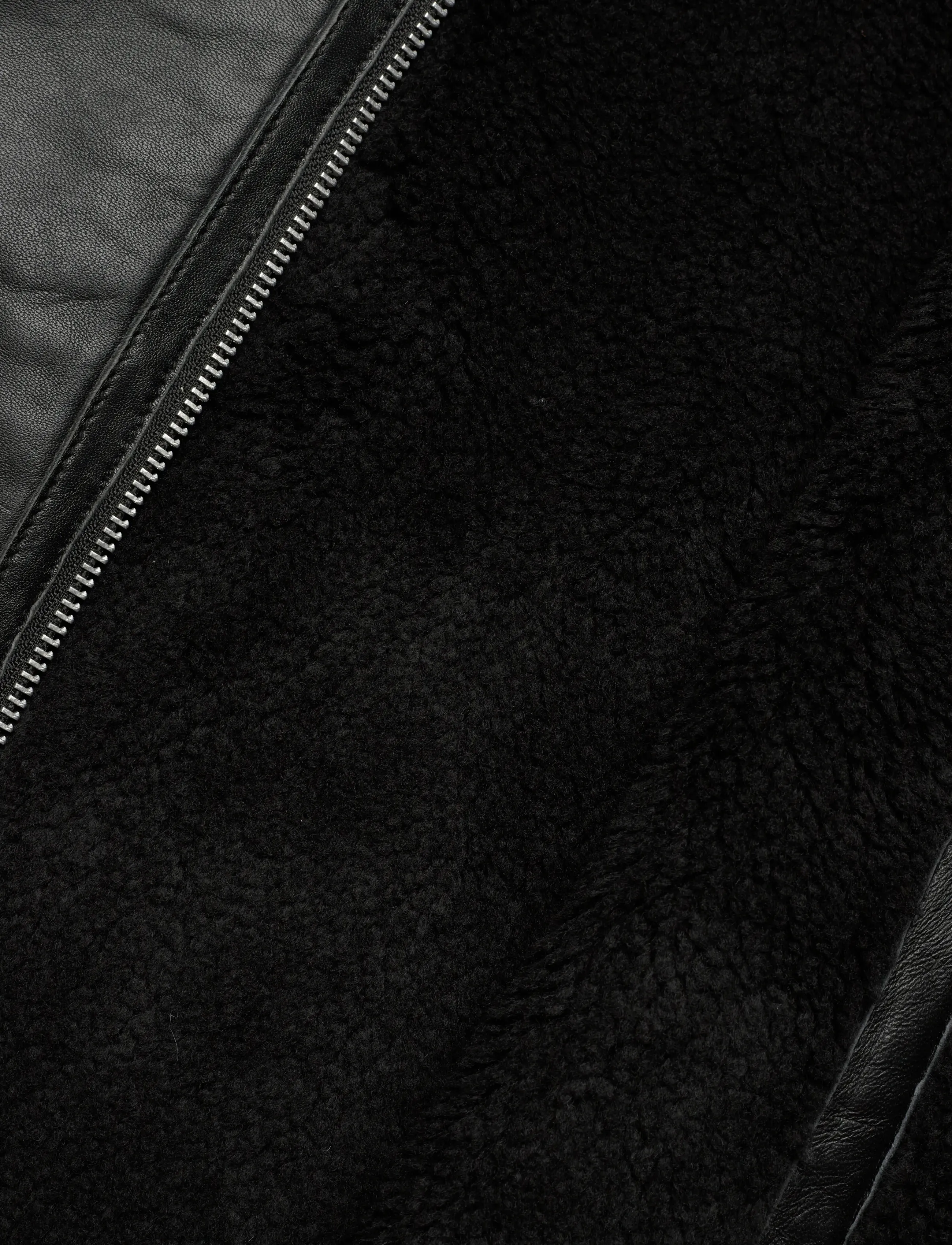 Jofama - Debbie Shearling Jacket - ytterkläder - black/black - 4