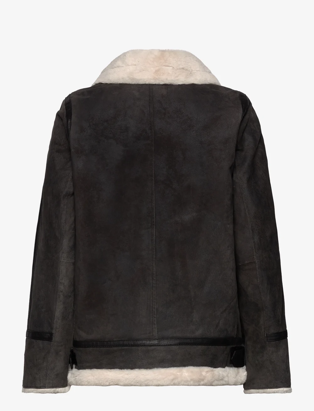 Jofama - Lydia Shearling Jacket - nahktagid - graphite - 3