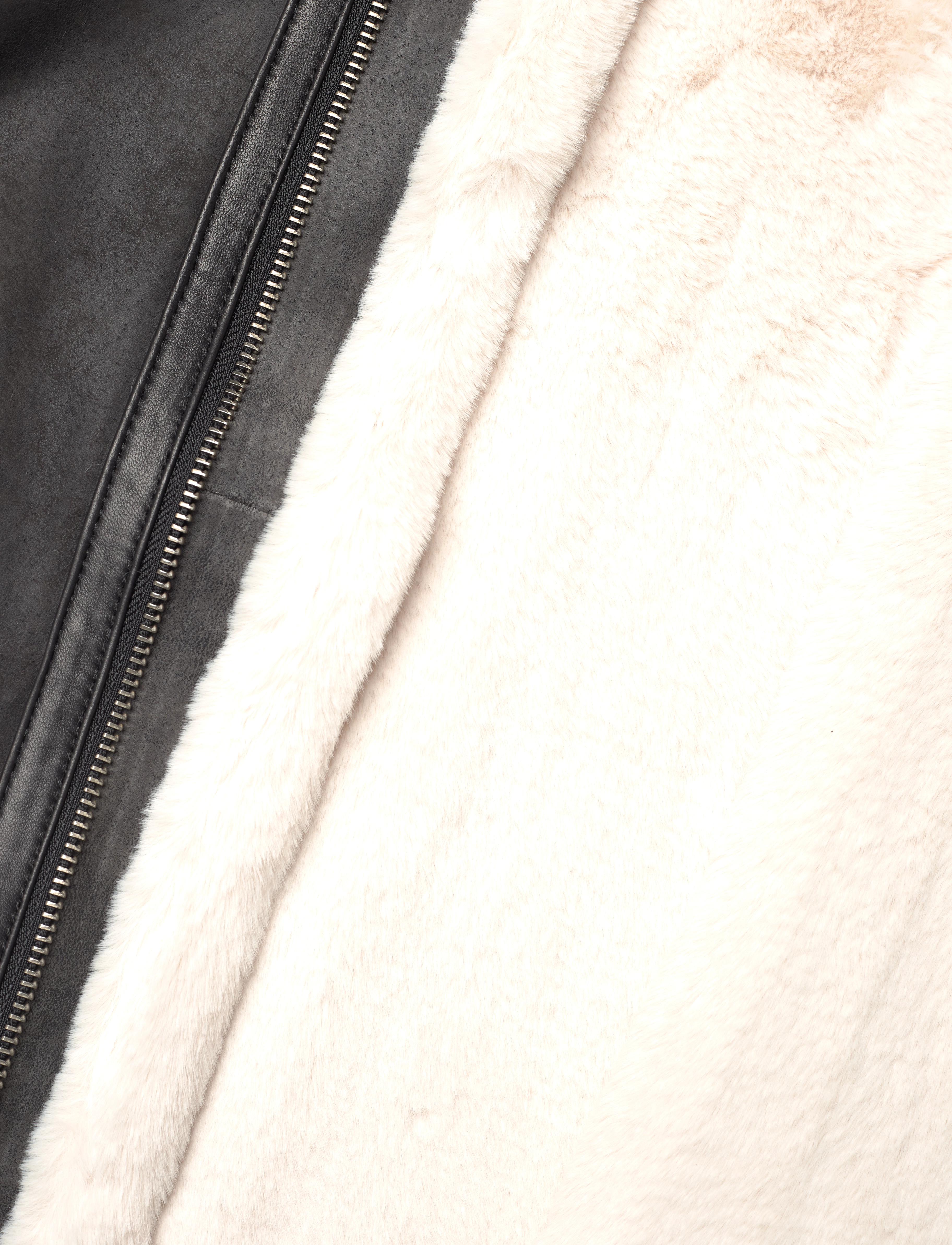 Jofama - Lydia Shearling Jacket - kurtki skórzane - graphite - 5