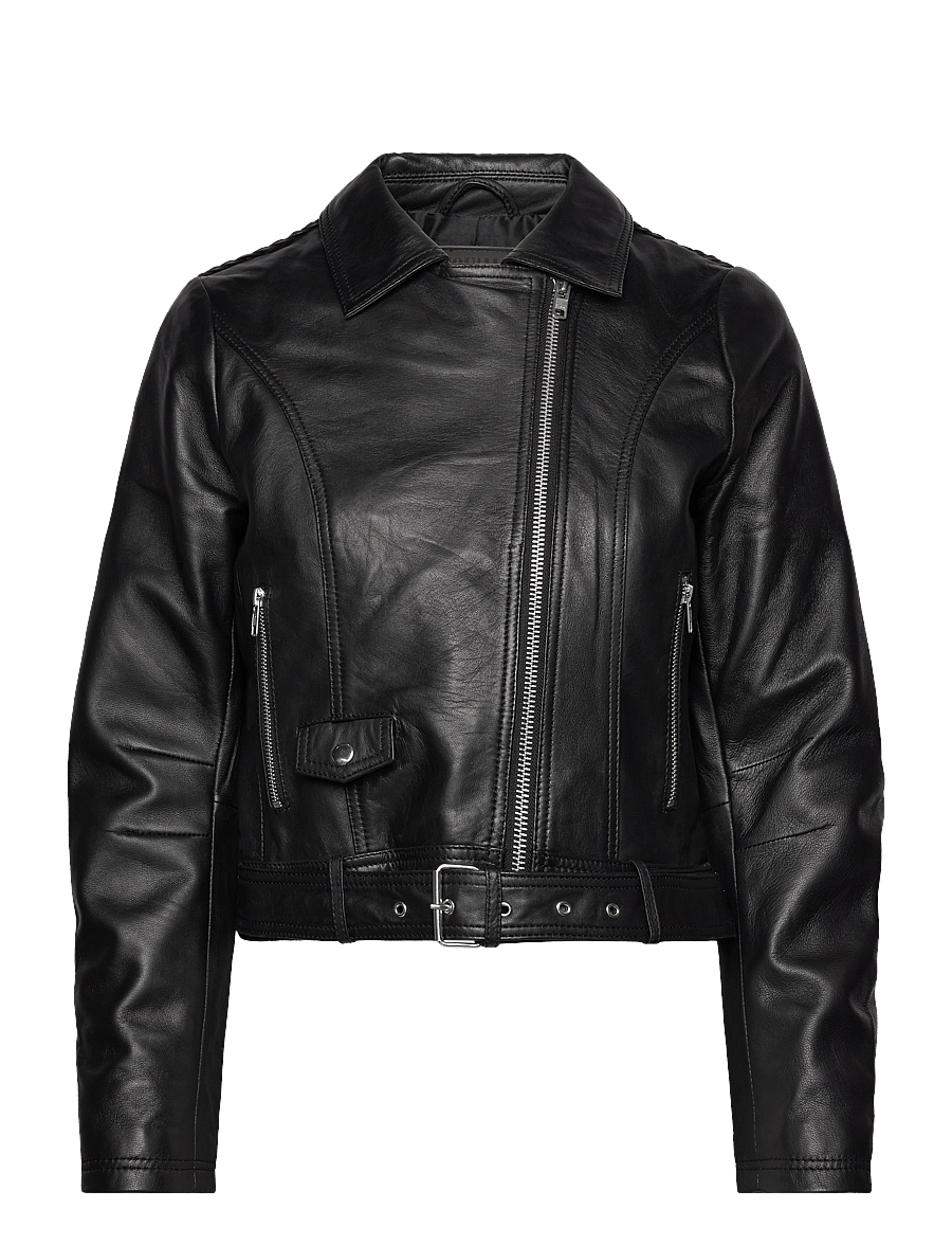 Jofama - Helen Leather Biker Jacket - pavasara jakas - black - 2