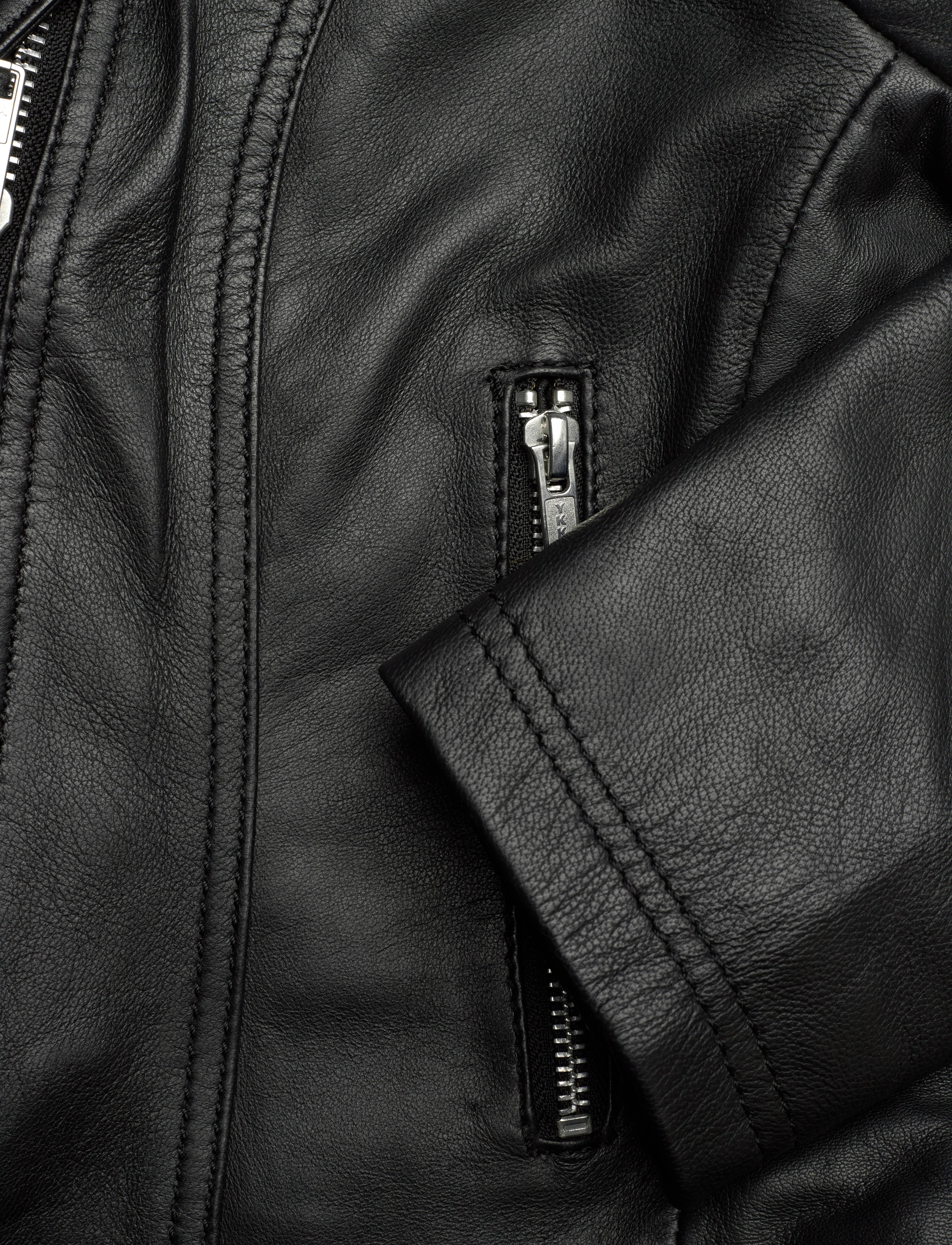 Jofama - Helen Leather Biker Jacket - odinės striukės - black - 4