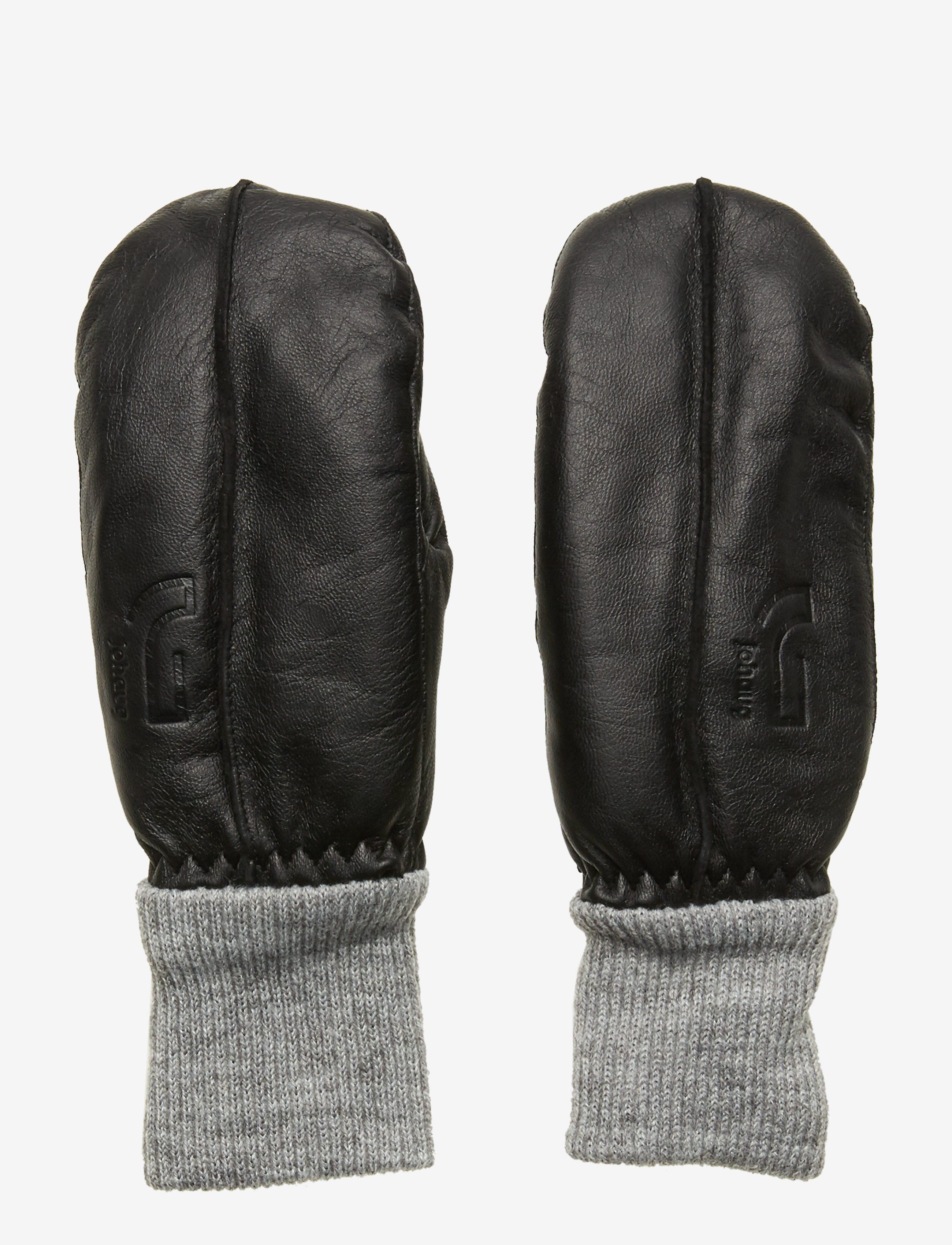 Leather Mitten - BLACK