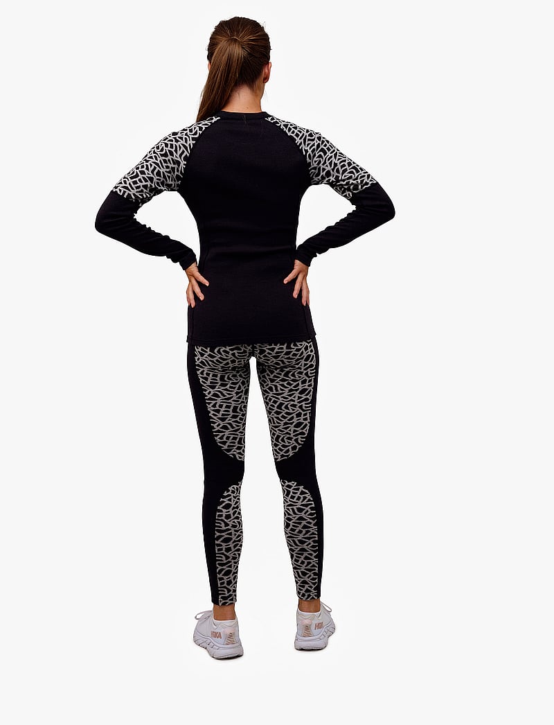 Johaug - WIN Wool Long Sleeve - base layer tops - black - 5