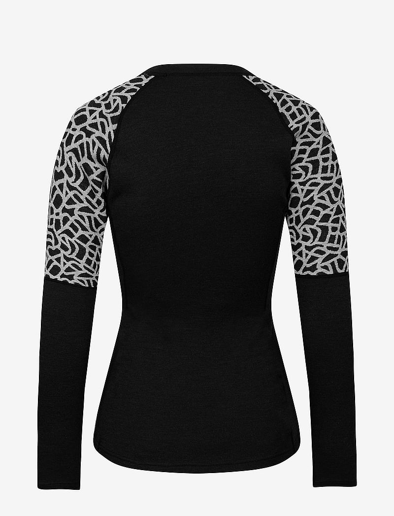 Johaug - WIN Wool Long Sleeve - base layer tops - black - 2