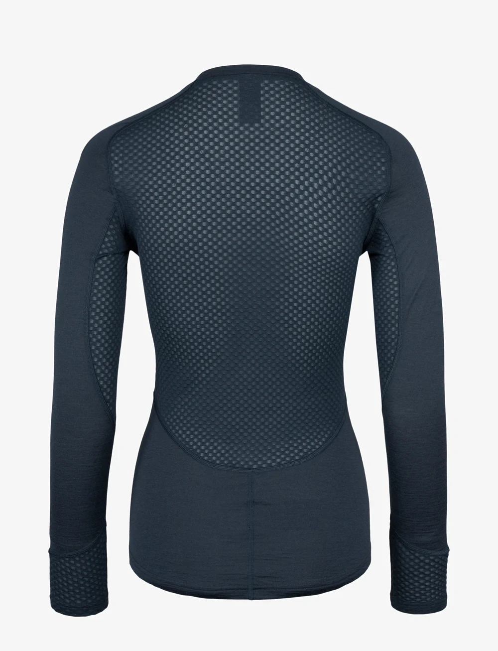 Johaug - Lithe Tech-Wool Long Sleeve - langærmede t-shirts - mnavy - 1