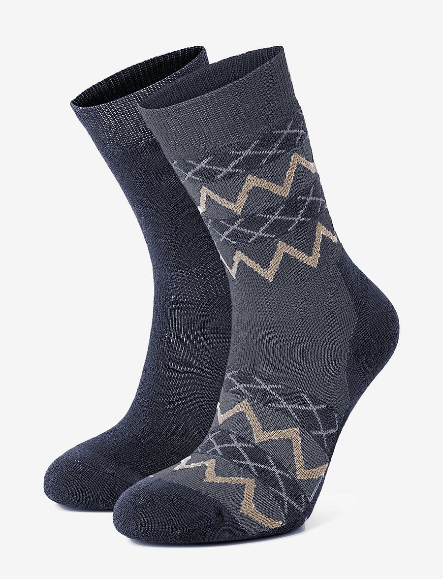 Johaug - 2-PK WOOL SOCKS - underkläder och strumpor - ink - 1