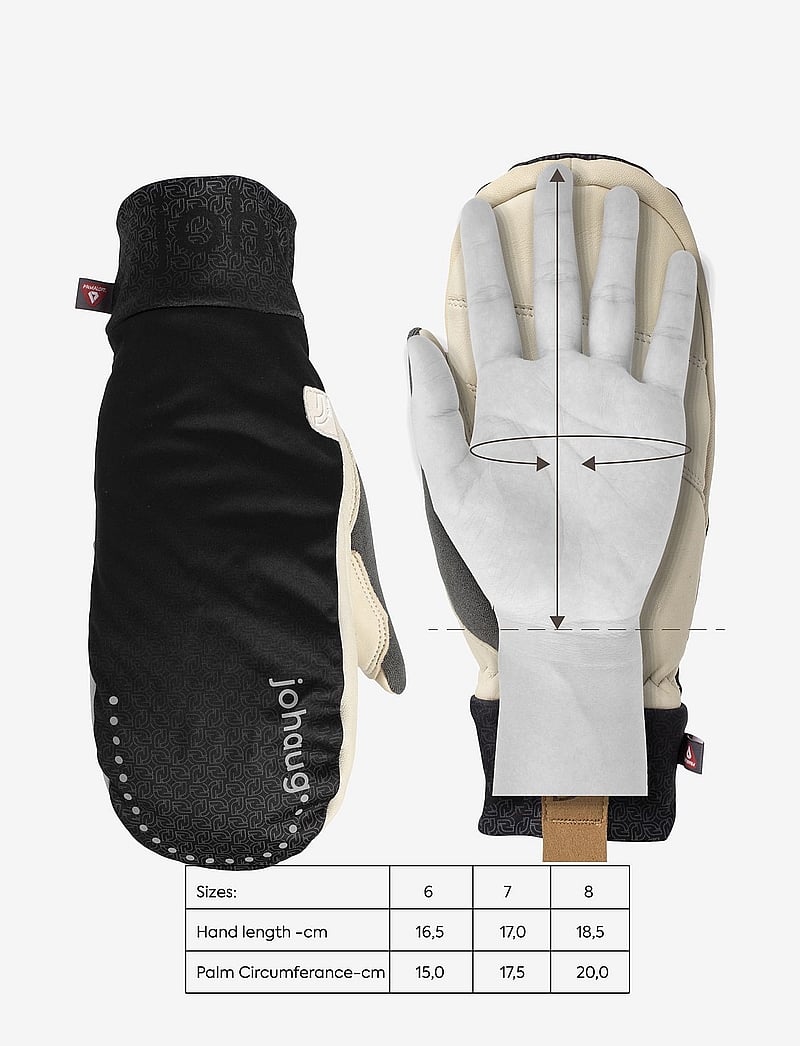 Johaug - Thermic Racing Mittens - thumb gloves - tblck - 3