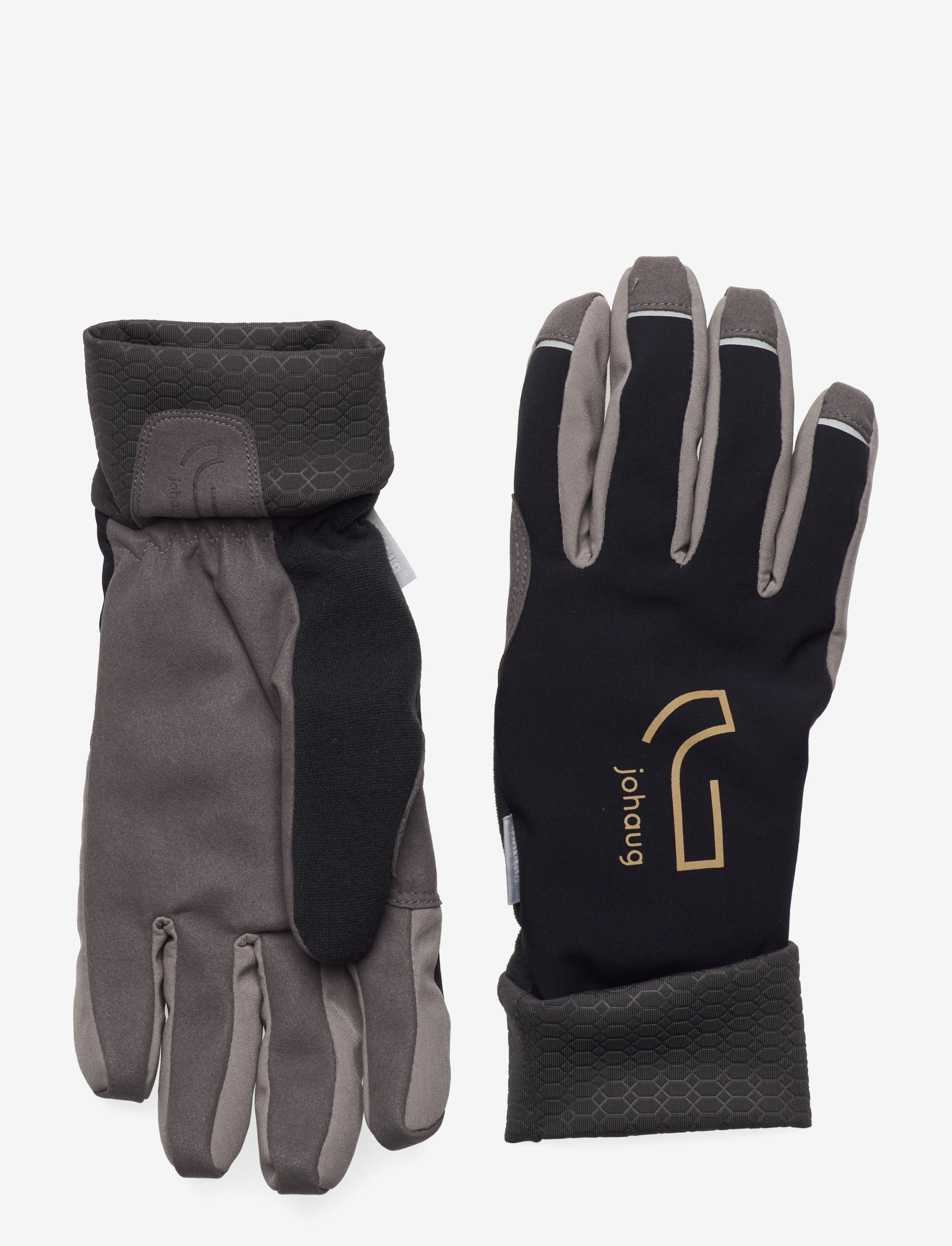 Johaug Touring Gloves 2.0 - Johaug - TBLCK / grey