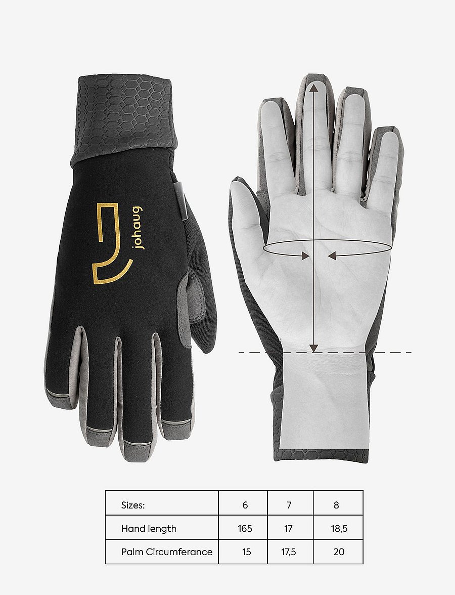 Johaug - Touring Gloves 2.0 - fingerhandschuhe - tblck - 2
