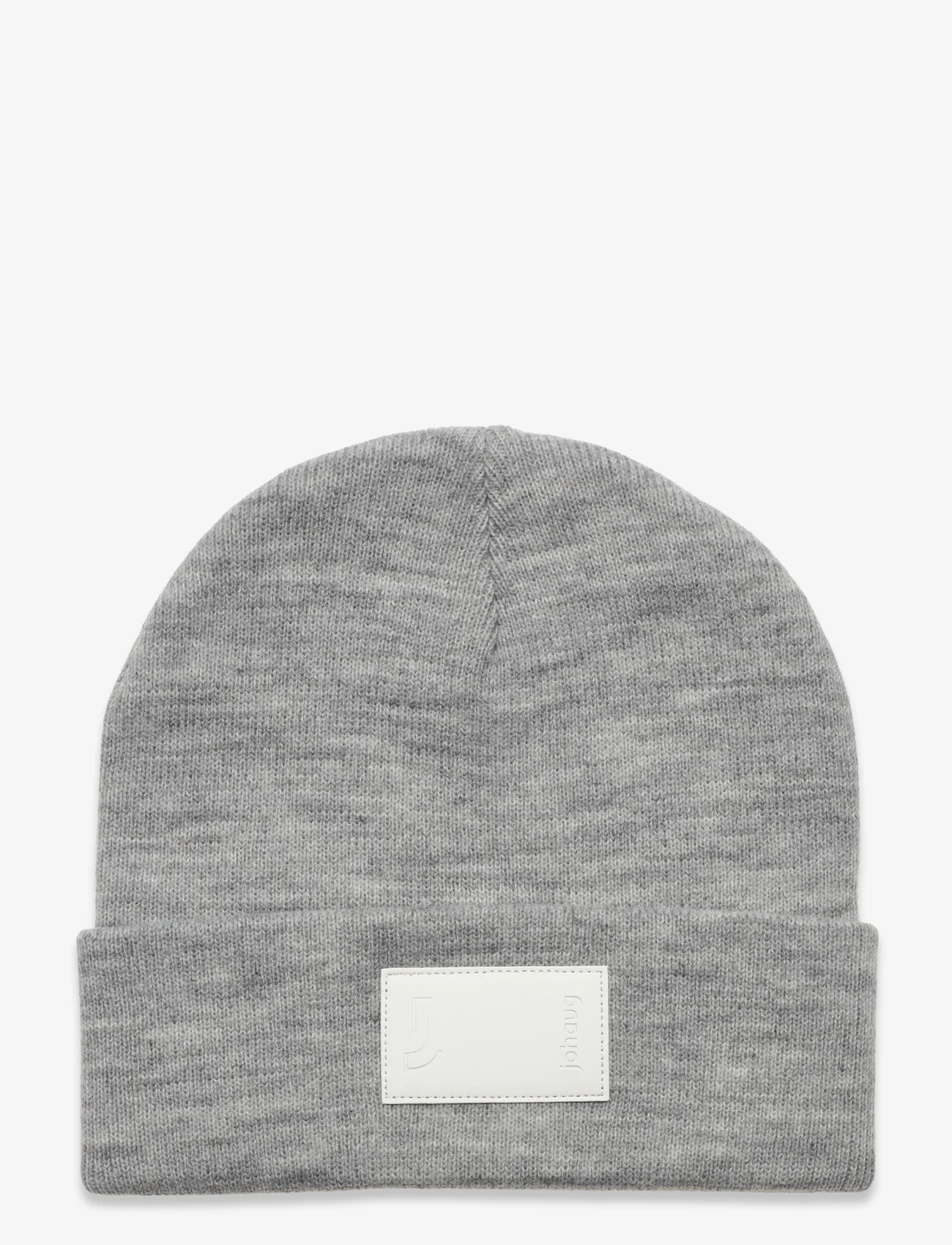 Johaug - Fold Beanie - bonnets - grey melange - 0