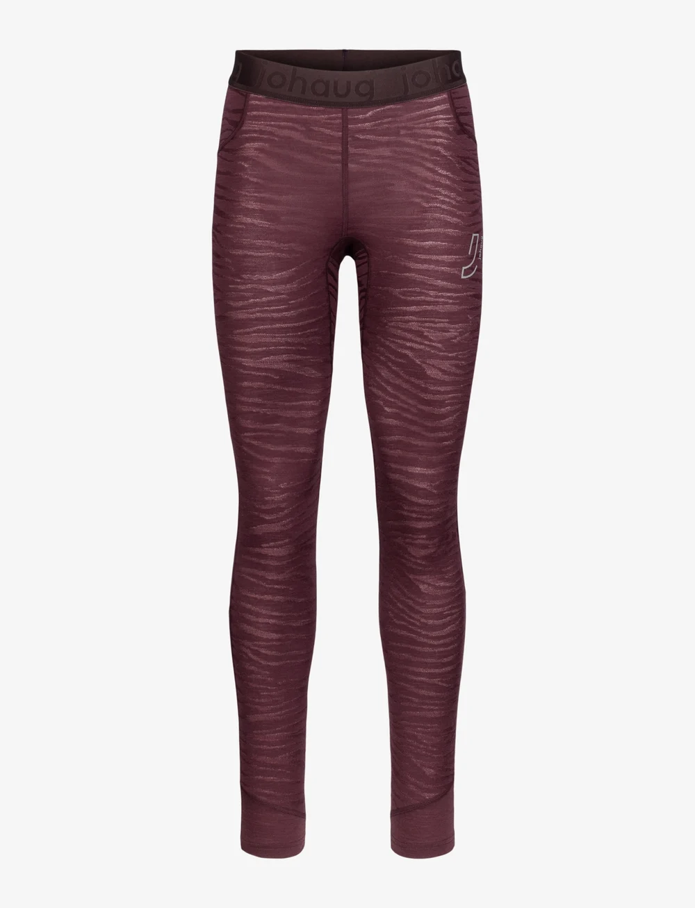 Johaug - Advance Tech-Wool Pant - underställsbyxor - brownish red - 0