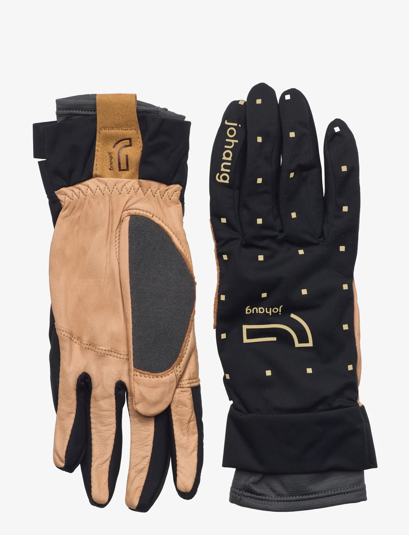 Johaug - Adapt 2 in 1 Glove - kvinder - black - 0