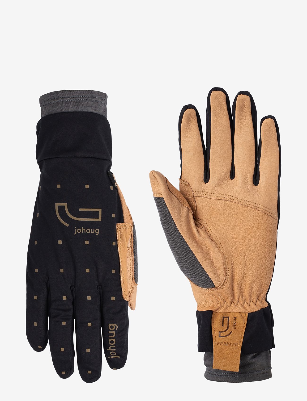 Johaug - Adapt 2 in 1 Glove - sievietēm - black - 1