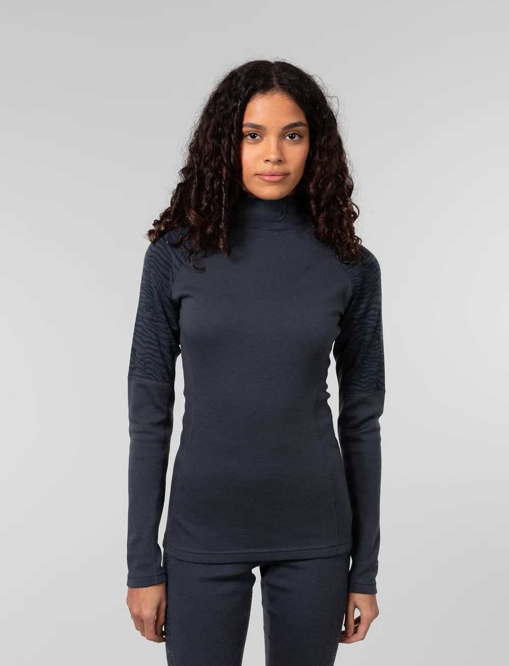 Johaug - Elevate Wool Half Zip - underställströjor - ink - 2