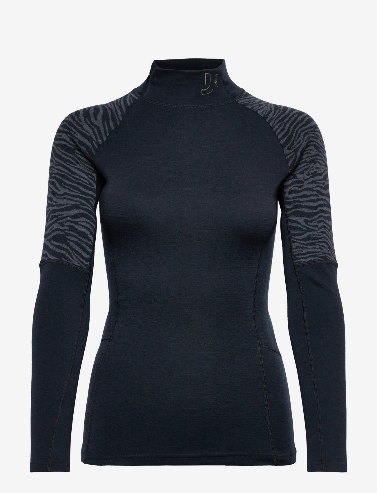 Johaug - Elevate Wool Half Zip - overtøj - tblck - 0