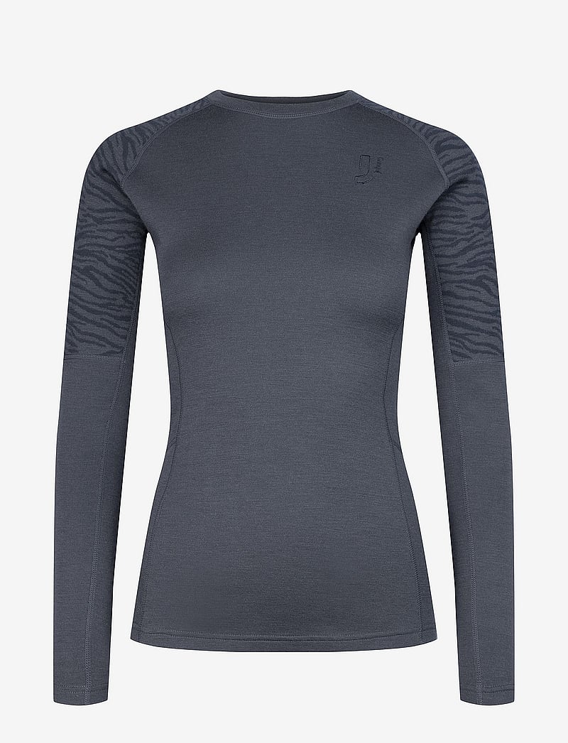 Johaug - Elevate Wool Long Sleeve - base layer tops - ink - 1