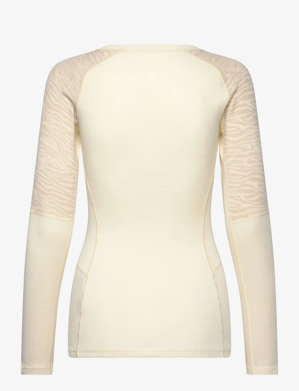 Johaug - Elevate Wool Long Sleeve - funktionsunterwäsche - oberteile - tofu - 1