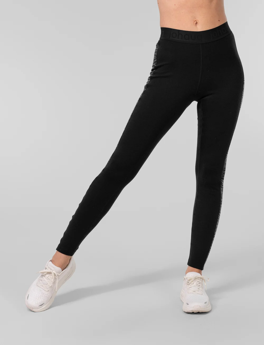 Johaug - Elevate Wool Pants - underställsbyxor - tblck - 0