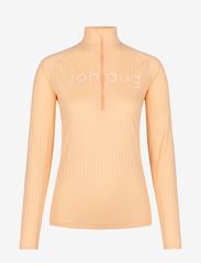 Johaug - Rib Tech Half Zip - thermo ondershirts - orange - 0