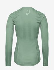 Johaug - Rib Tech Long Sleeve - bluzki termoaktywne - green - 3