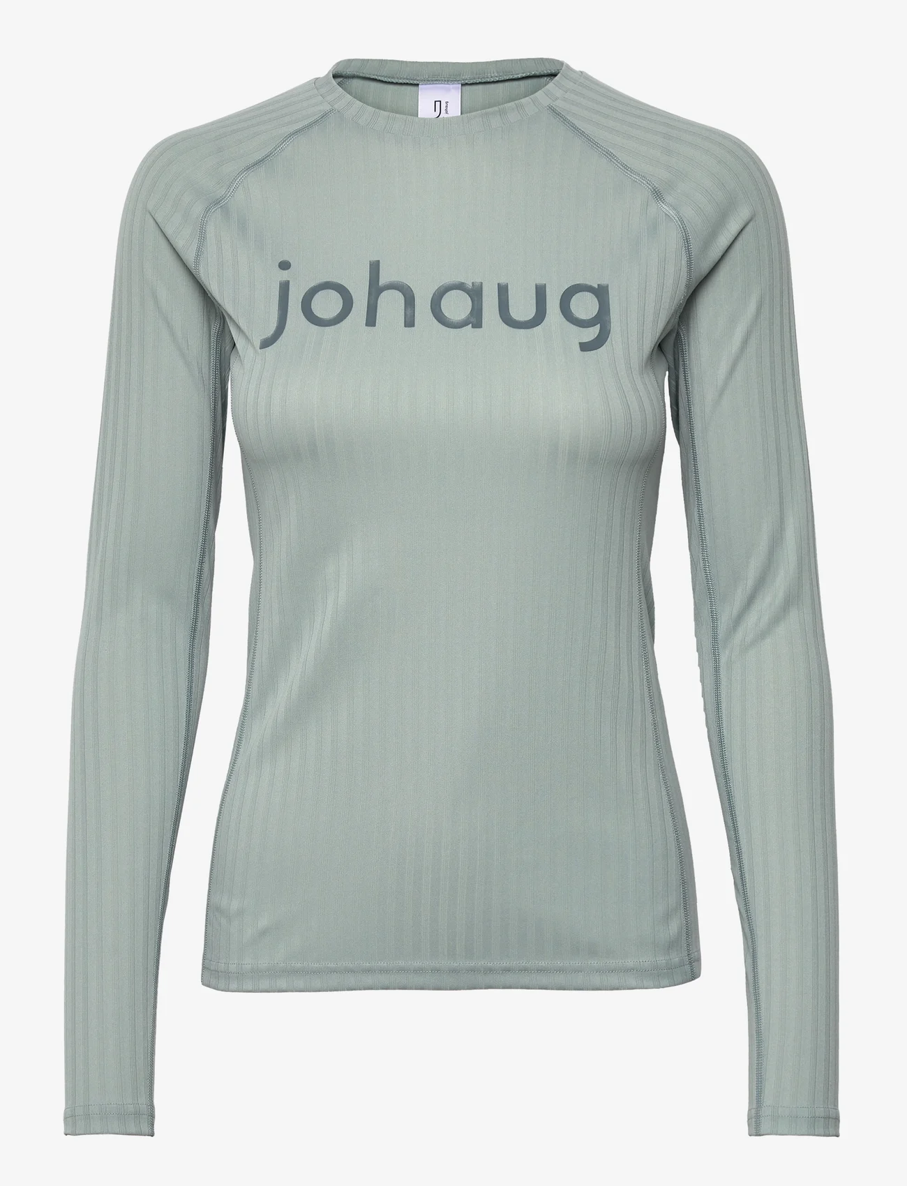 Johaug - Rib Tech Long Sleeve - underställströjor - grey - 0