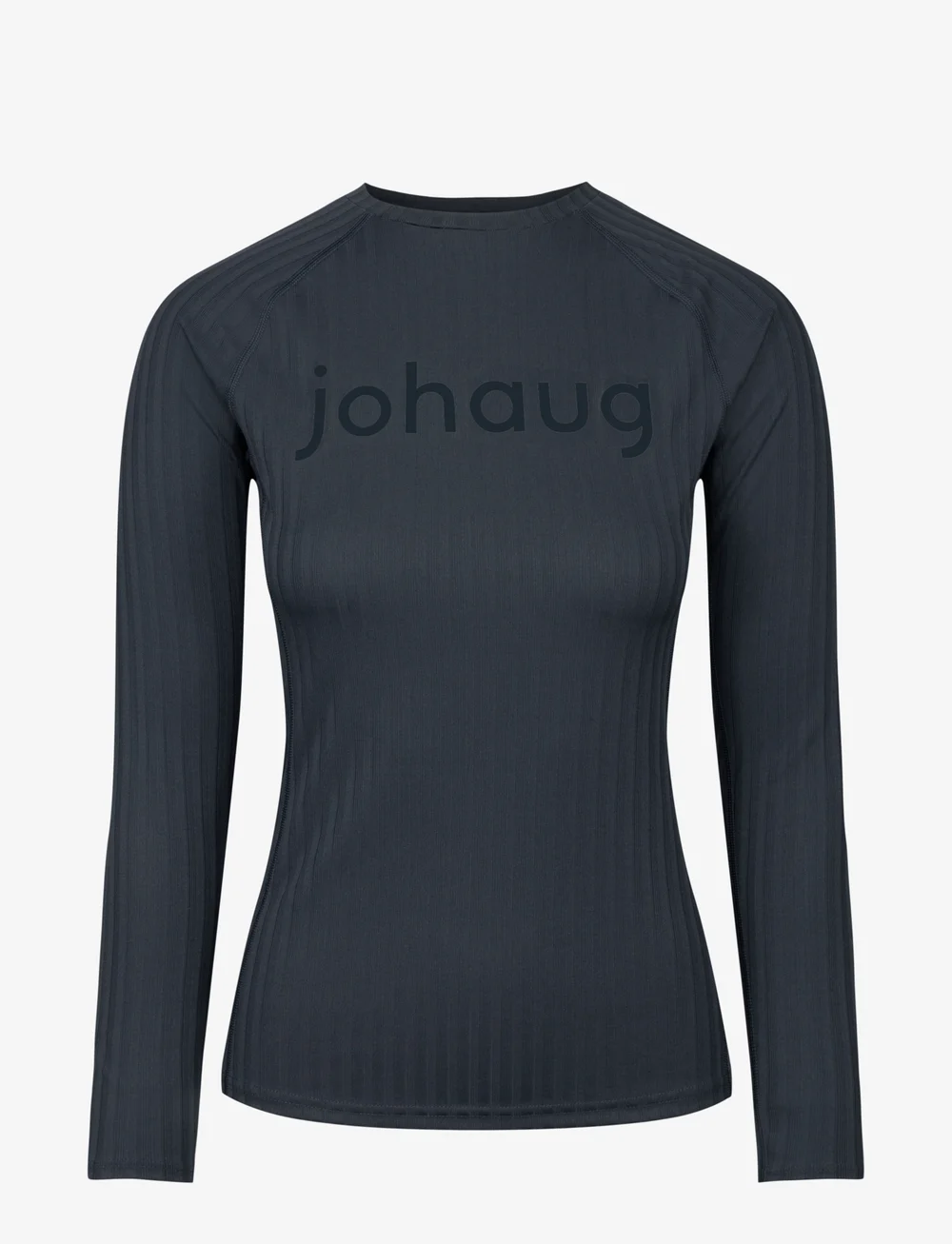 Johaug - Rib Tech Long Sleeve - aluskihina kantavad alussärgid - ink - 0
