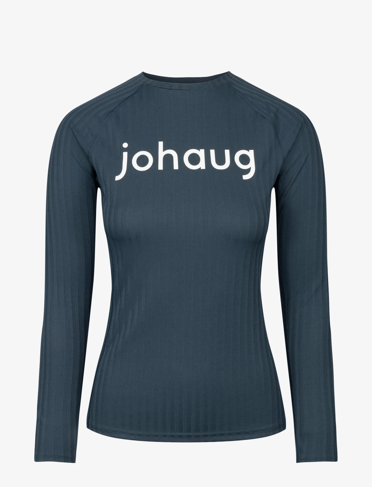 Johaug - Rib Tech Long Sleeve - funktionsunterwäsche - oberteile - matte navy - 0