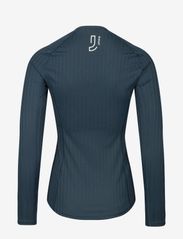 Johaug - Rib Tech Long Sleeve - apatinės palaidinės - matte navy - 1