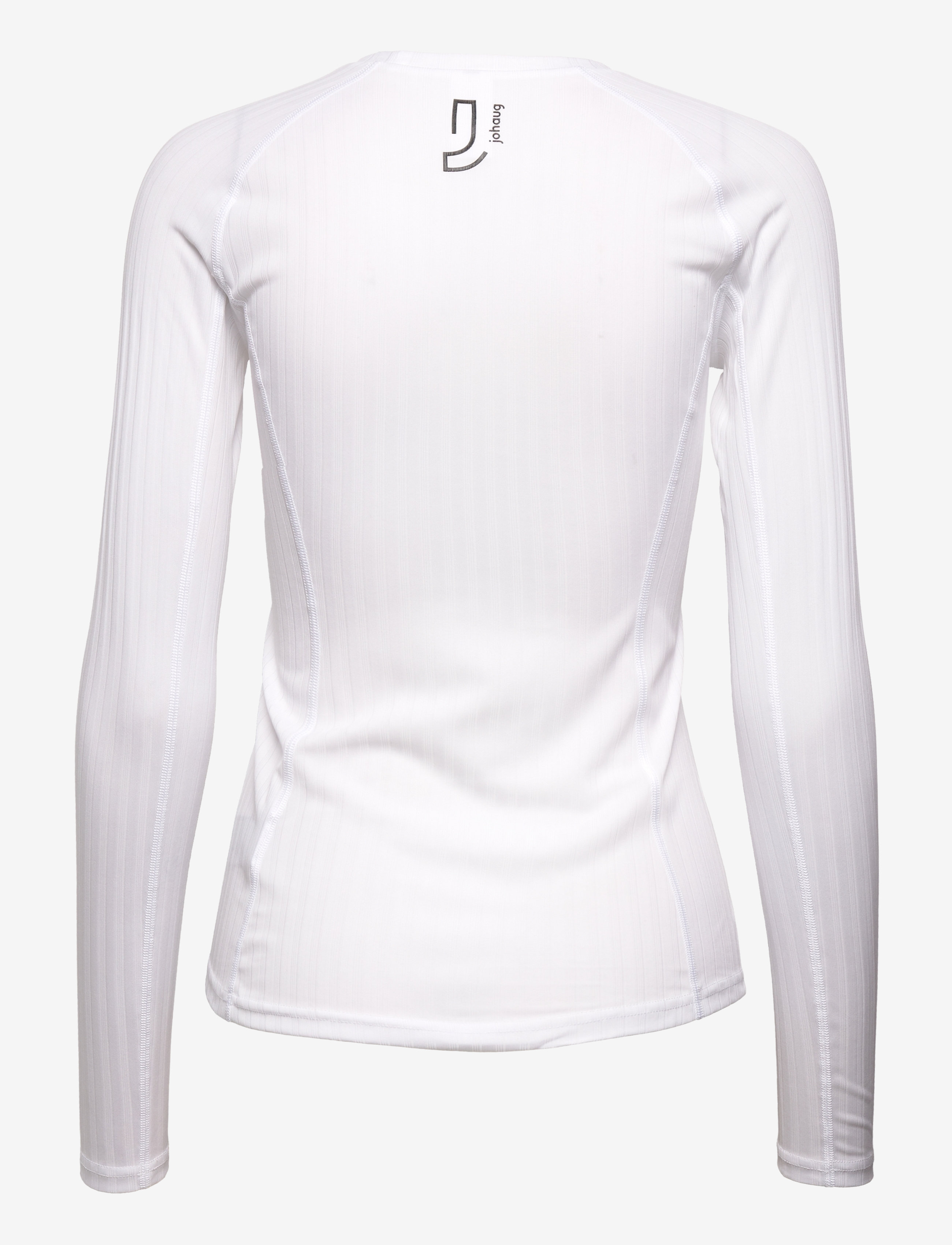 Johaug - Rib Tech Long Sleeve - overtøj - white - 2