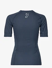 Johaug - Rib Tech Tee - t-shirts - matte navy - 1