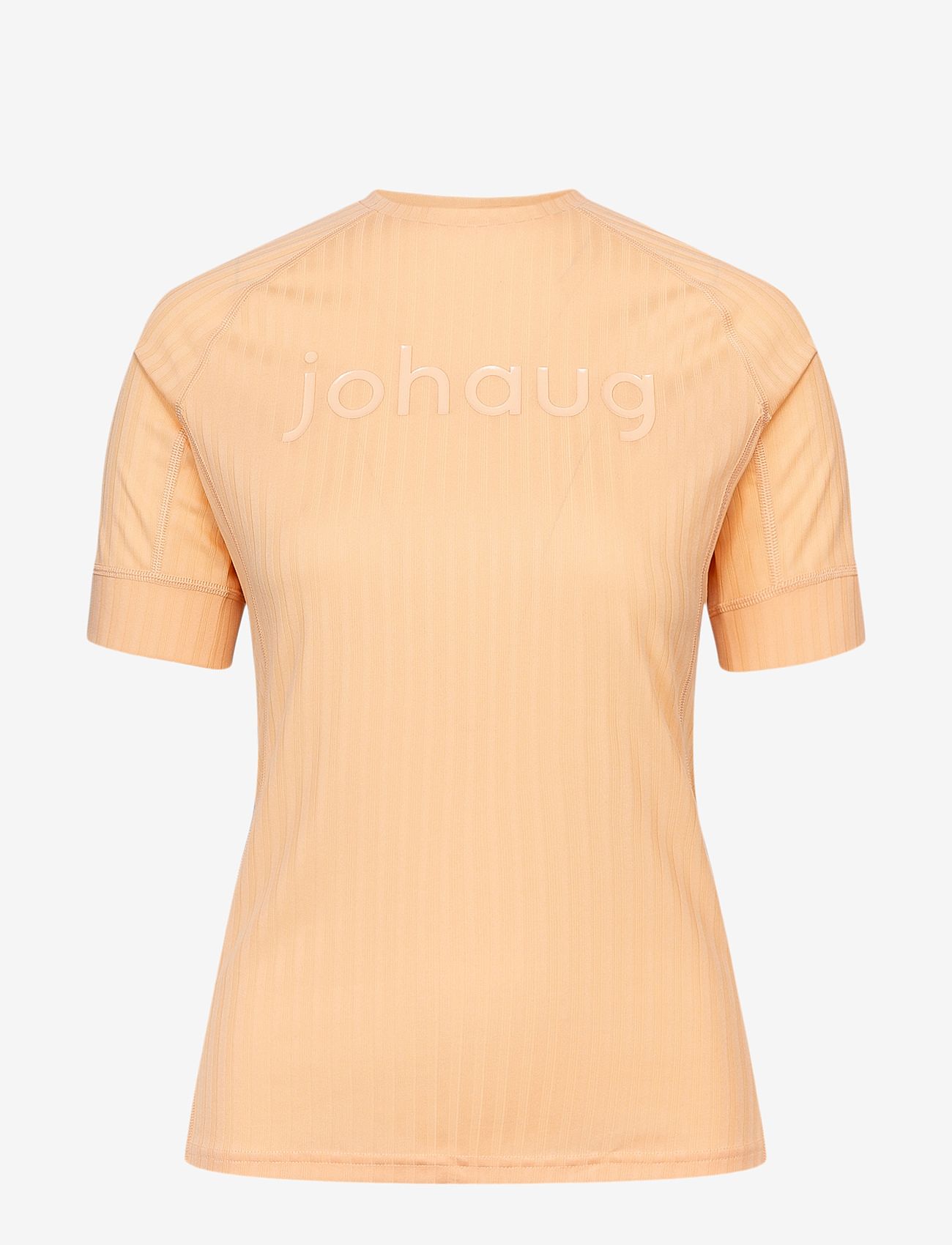 Johaug - Rib Tech Tee - t-shirts - orange - 0