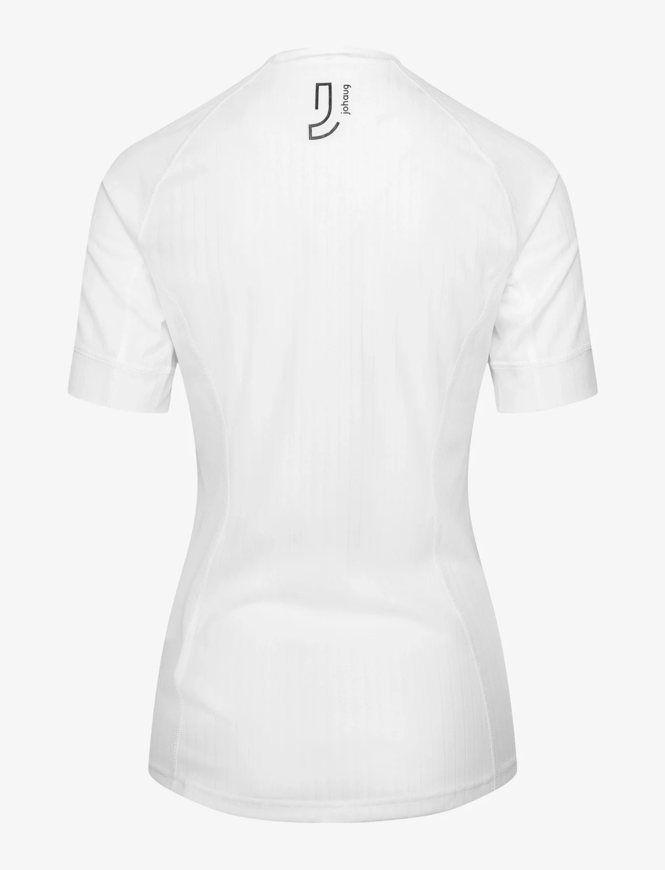 Johaug - Rib Tech Tee - t-shirts - white - 1