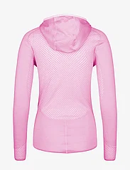 Johaug - Lithe Tech-Wool Hood - underställströjor - pink - 3