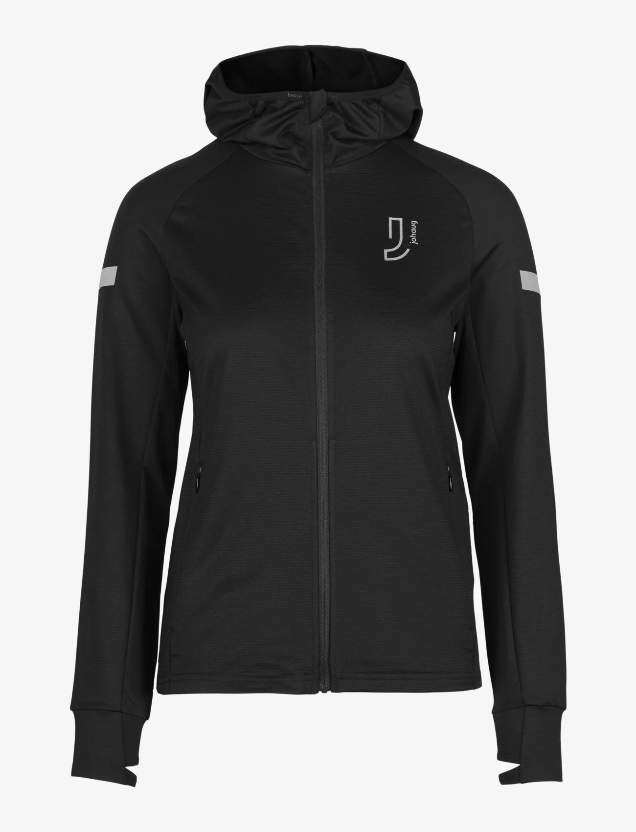 Johaug - Gleam Full Zip - sports jackets - black - 0