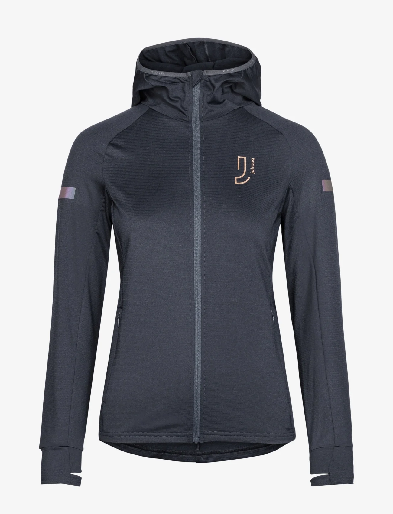 Johaug - Gleam Full Zip - sports jackets - dark blue - 0