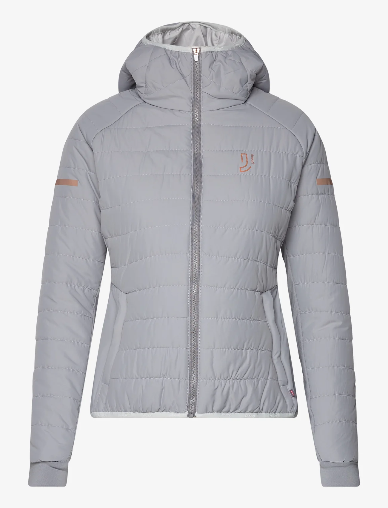 Johaug - Zone Primaloft Jacket - skidjackor - light grey - 0