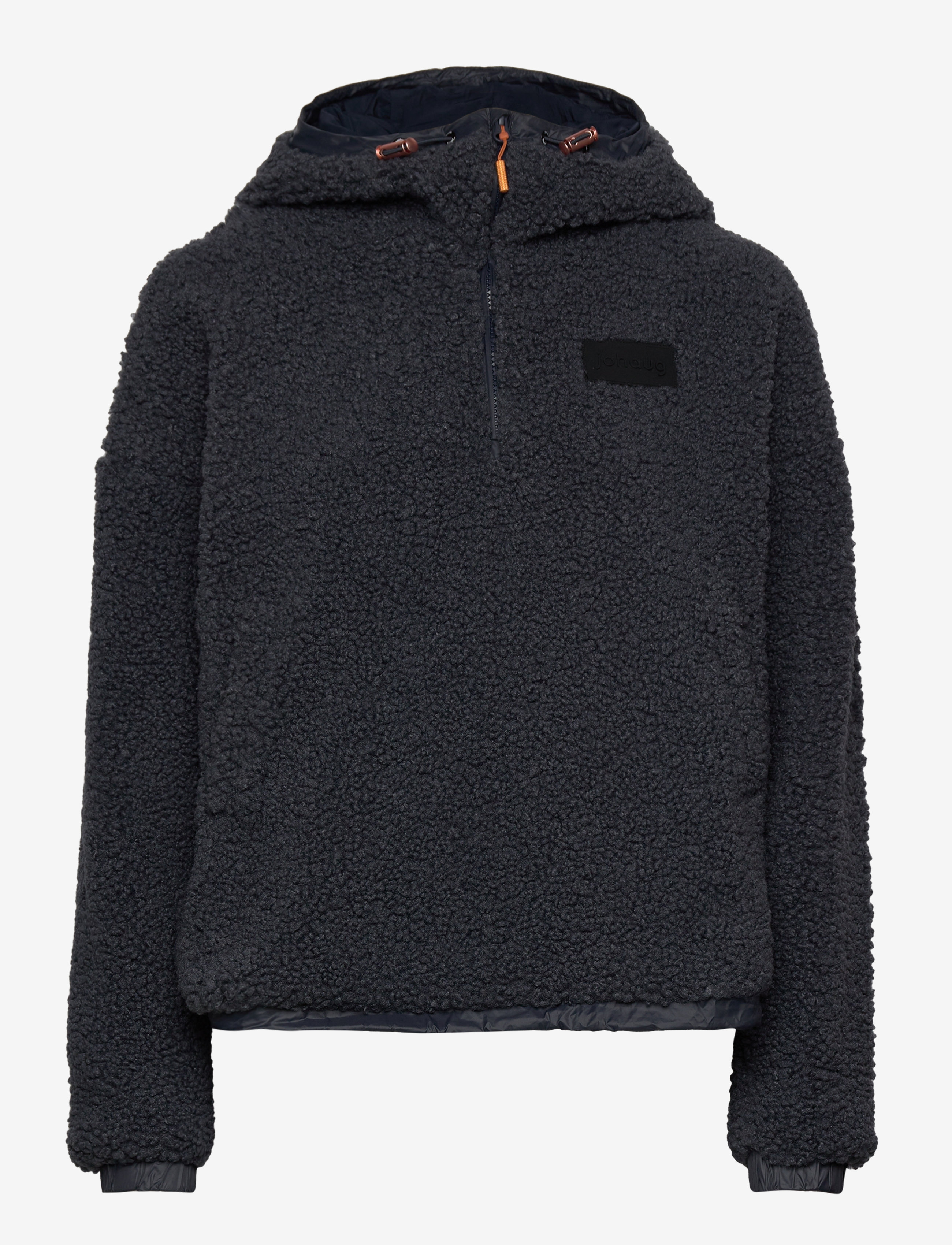 Johaug - Sway Pile Hoodie - midlayer-jakker - dark blue - 1