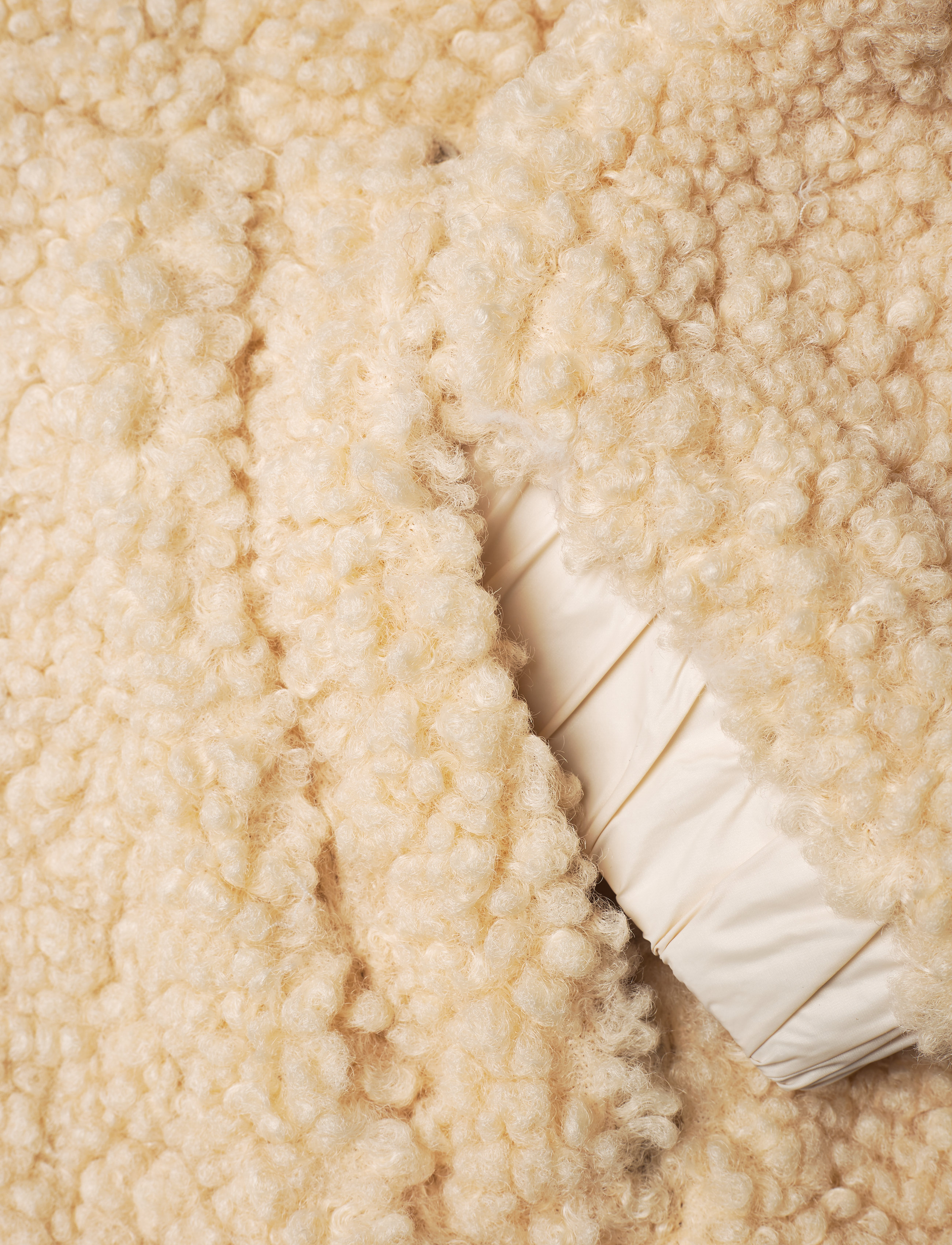 Johaug - Sway Pile Hoodie - oberteile - light beige - 3