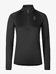 Johaug - Elemental Half Zip - långärmade tröjor - black - 0
