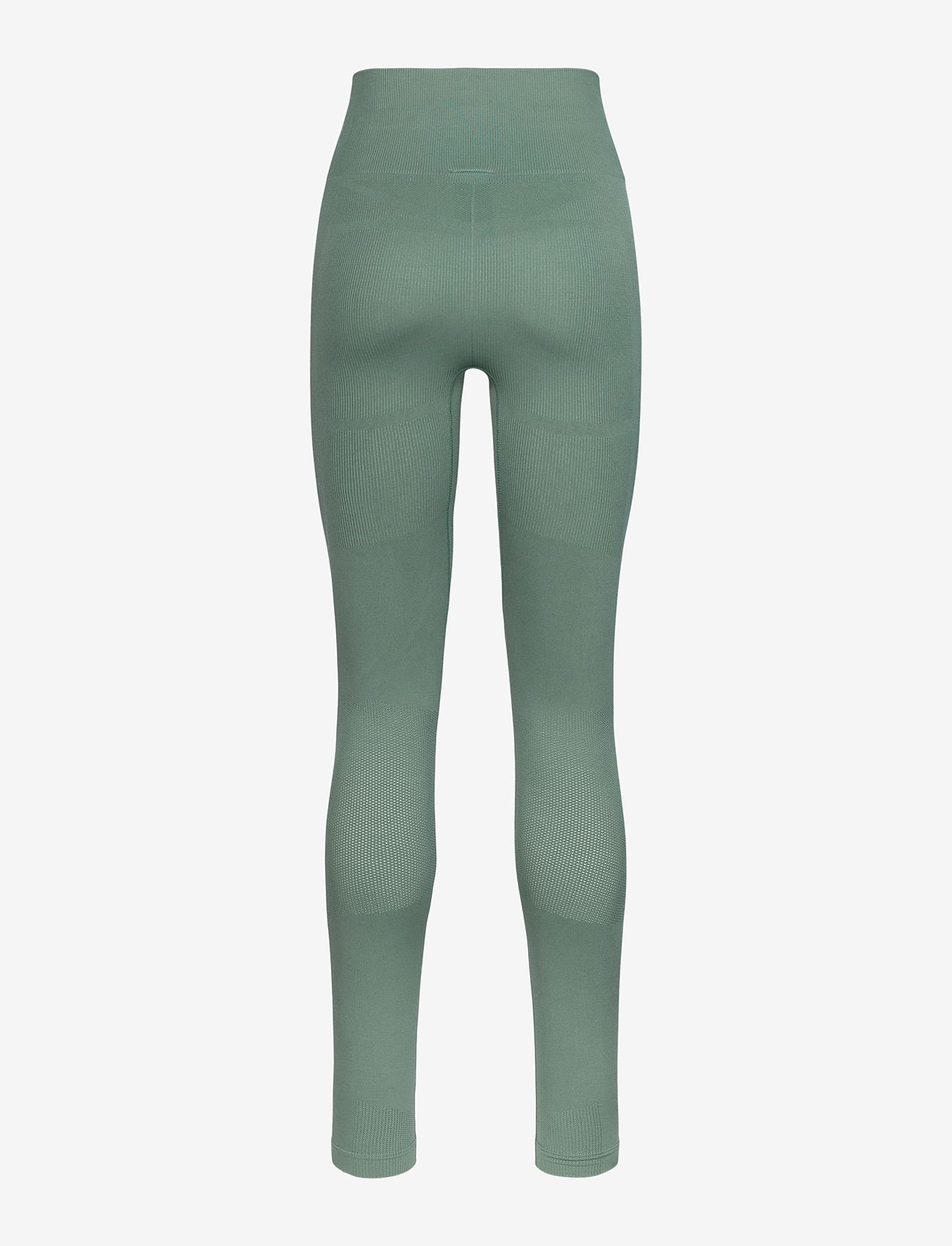 Johaug - Sculpt Seamless Tights - fuld længde - green - 2
