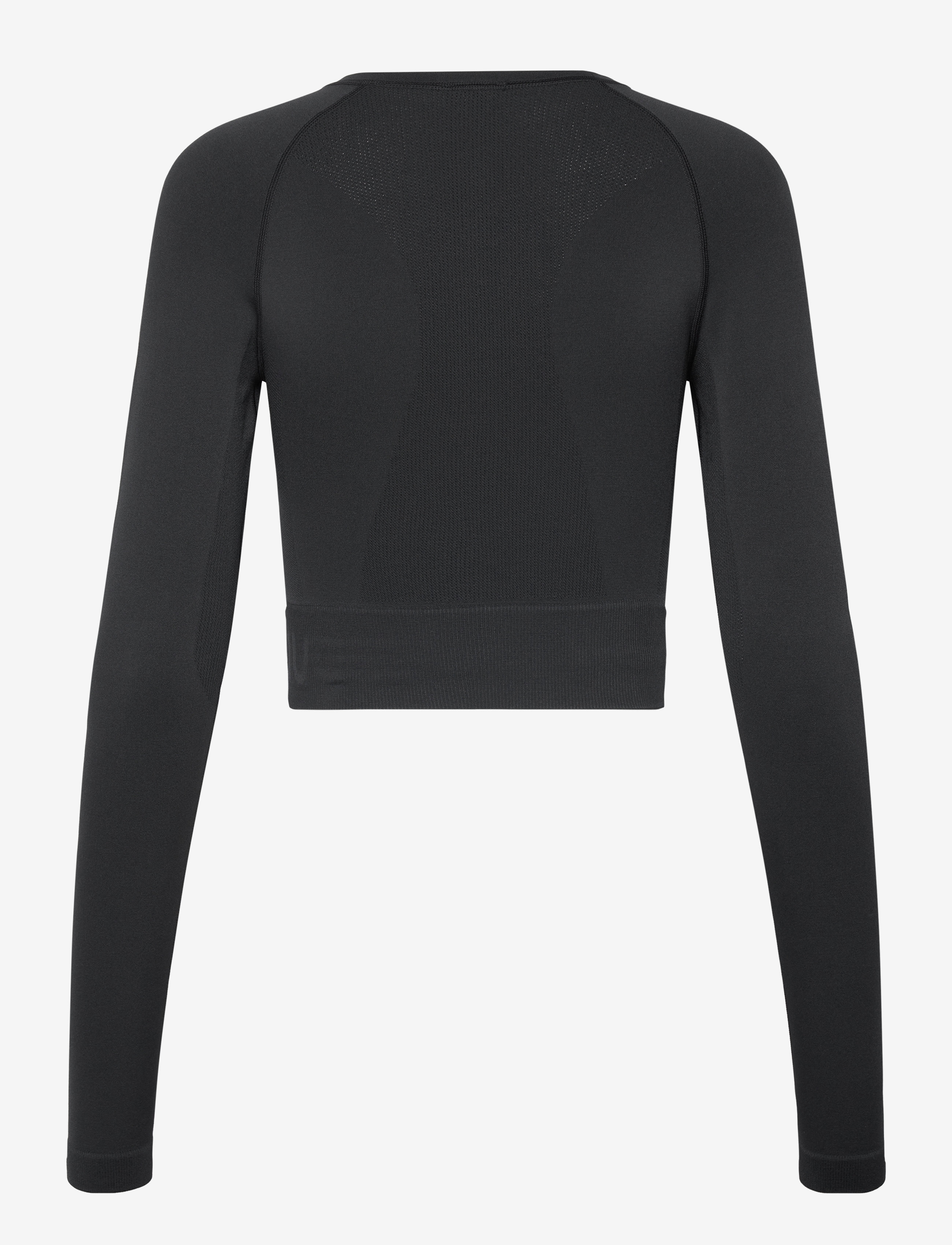Johaug - Sculpt Seamless Crop Long Sleeve - black - 1