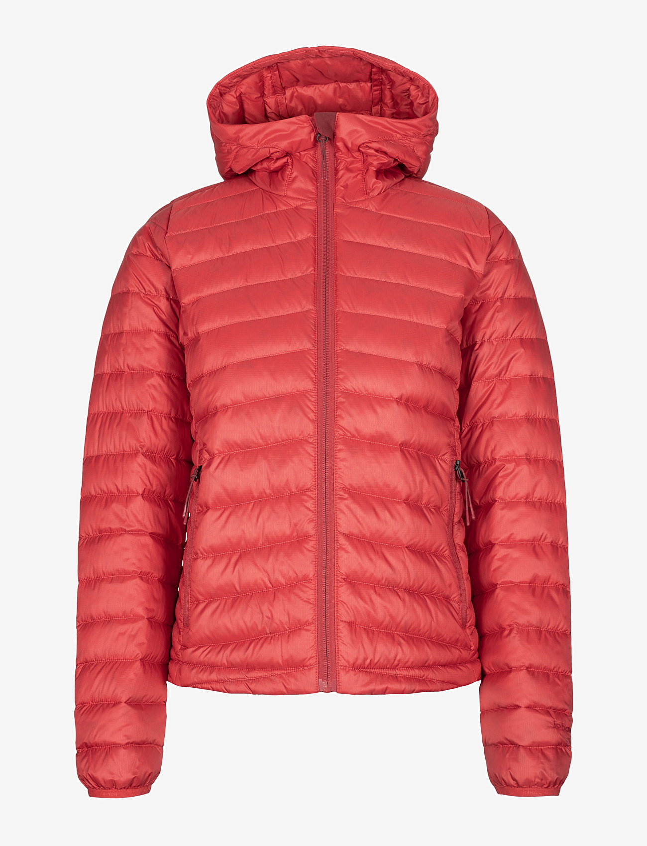 Johaug - Spirit Down Liner Hood Jacket - dunjackor - red - 0