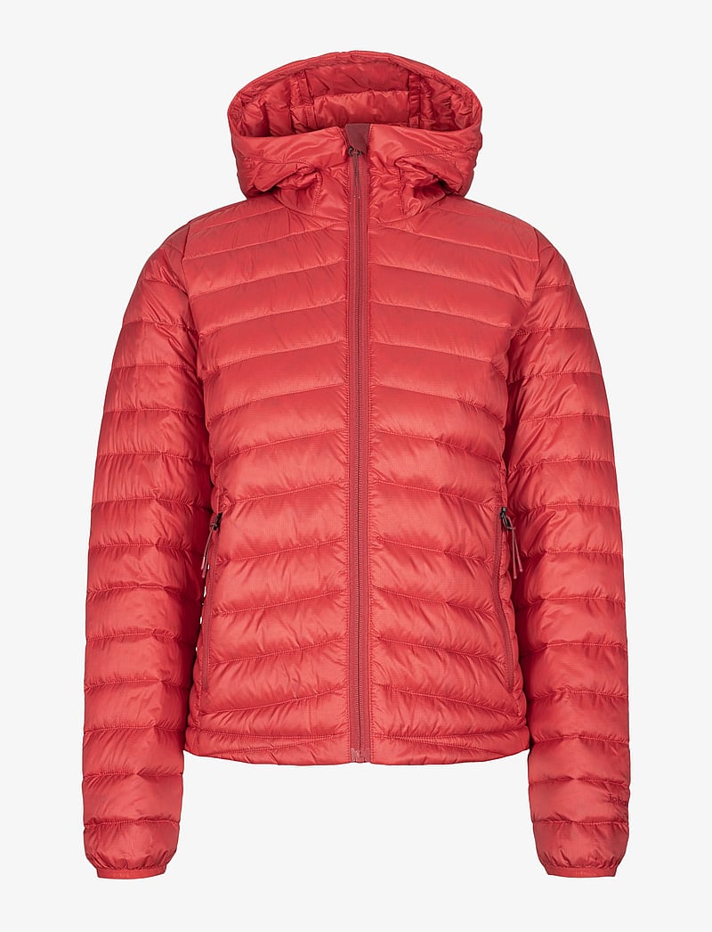 Johaug - Spirit Down Liner Hood Jacket - pūkinės striukės - red - 0