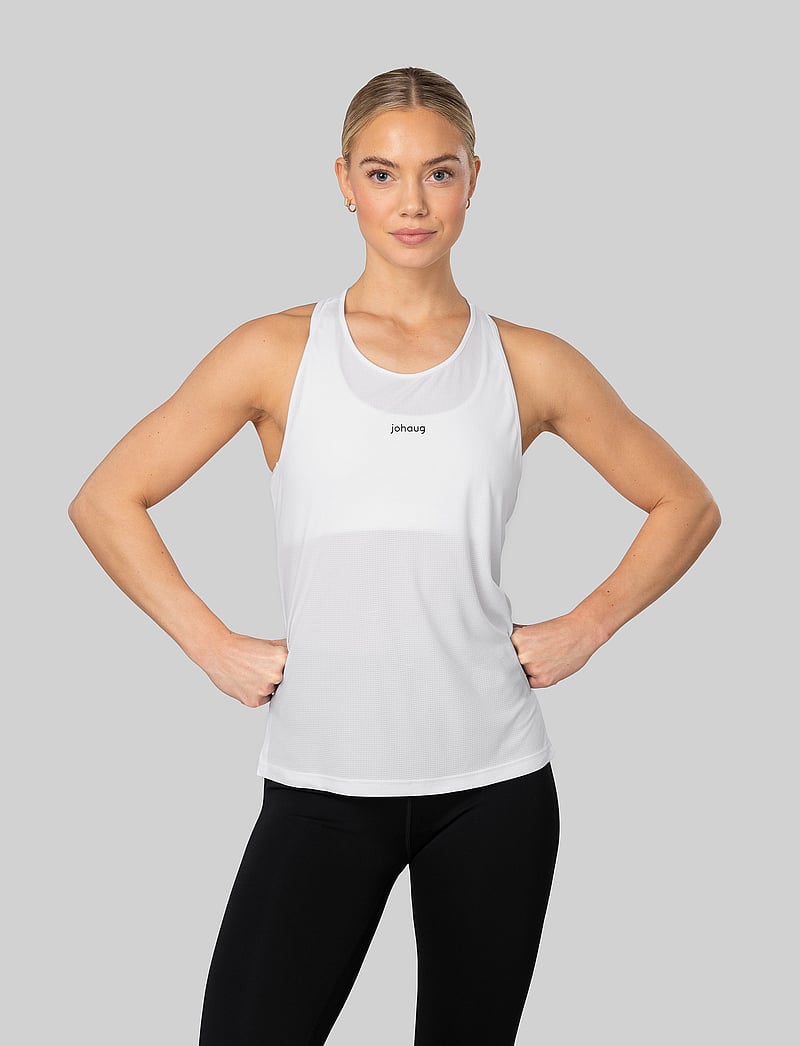 Johaug - Discipline Singlet - linnen - white - 0